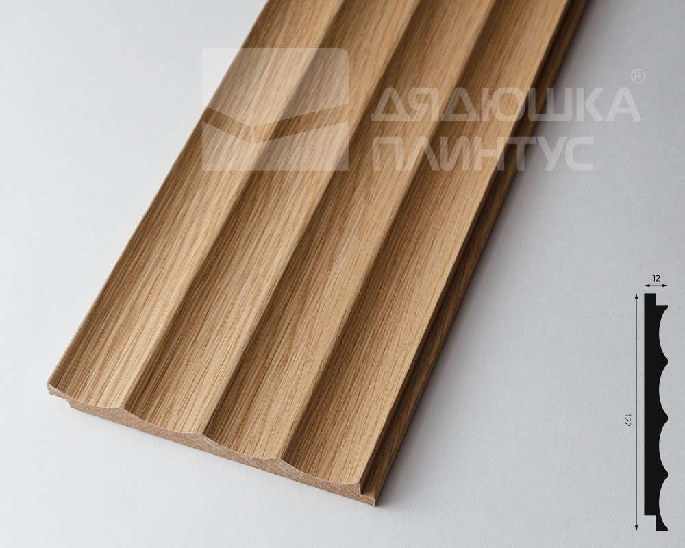 Панель МДФ ACUPAN 61.08.122506.93 волны 12х122х2760 мм Дуб Слик