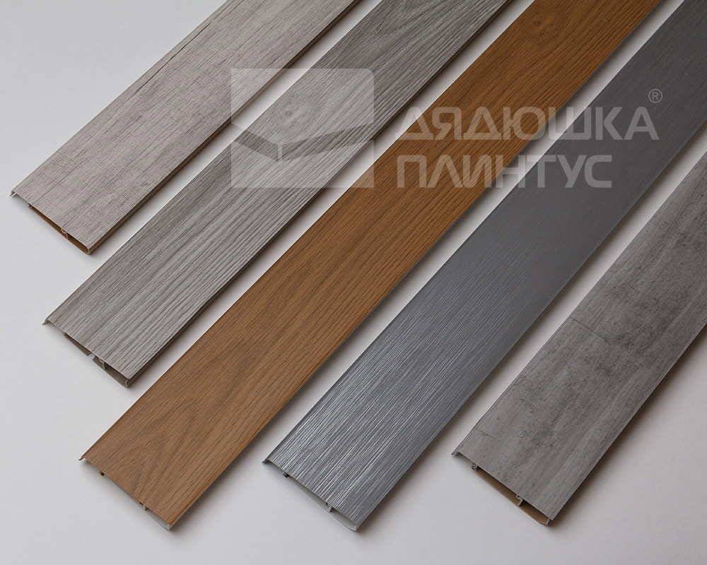 Плинтус ПВХ MAGIC STIСK 77мм 2,2 м MS05 Бетон