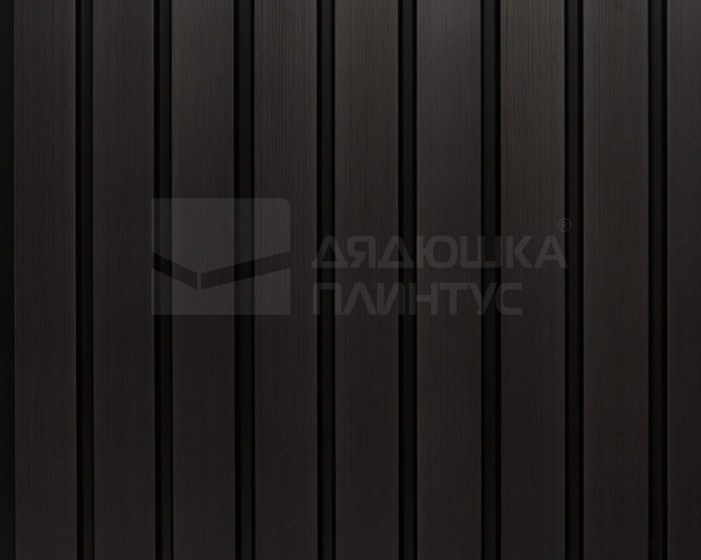 Панель вспененный полистирол ГРЕЙС 3D RAIL 120*2700 мм. Венге