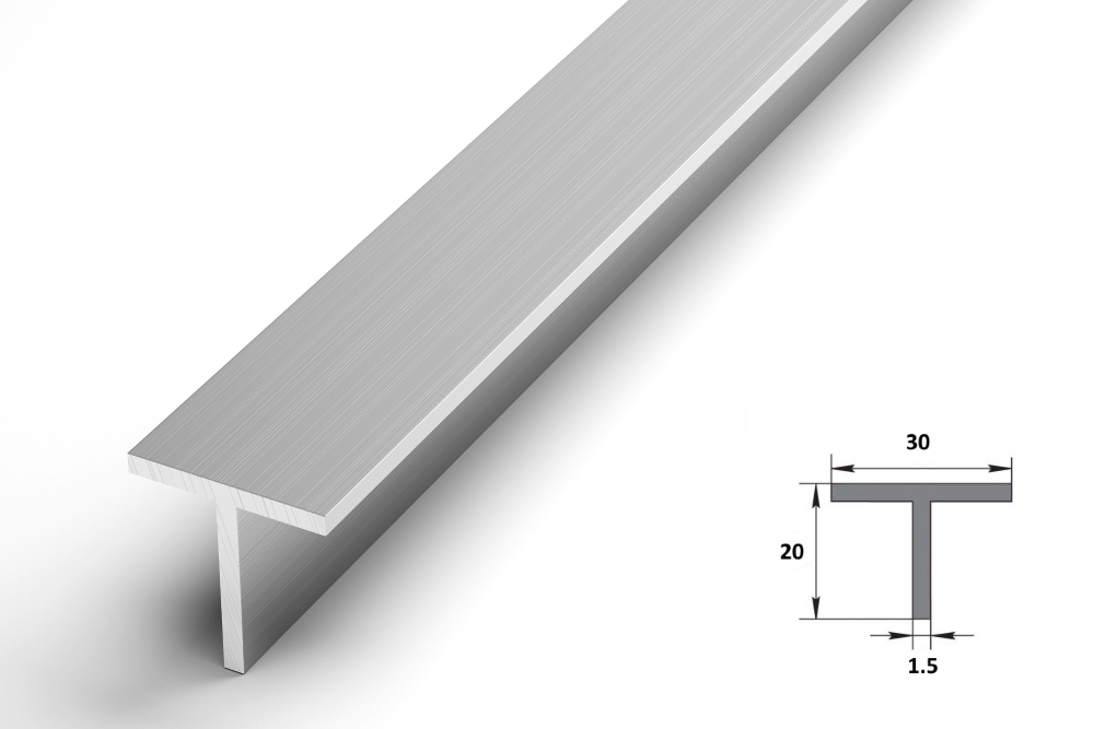 Тавр 30х20 мм Тп 06.2000.500 Без окраса