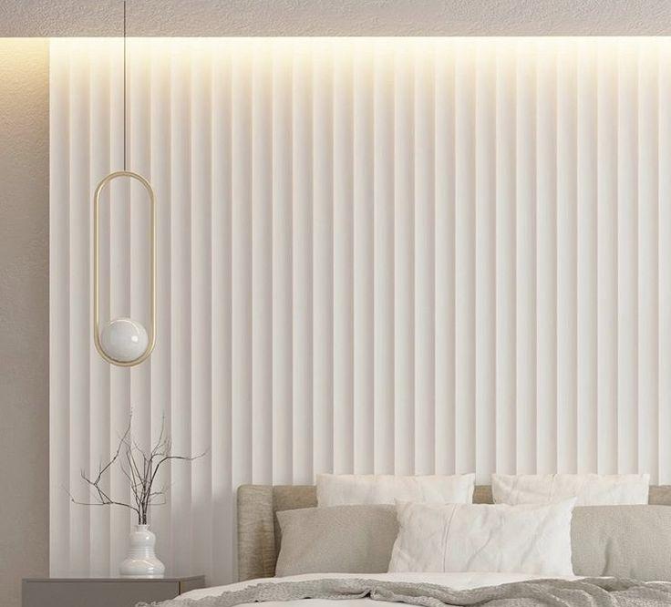 Стеновая панель 3D СОЛИД 4 UHD 08/120 120*2800 белая