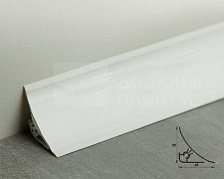 Плинтус для столешниц ПВХ ИДЕАЛ 25*25 3,0м 001 Белый