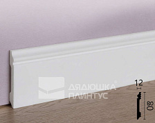 Плинтус из полистирола высокой плотности NMC Wallstyl FL1 Белый